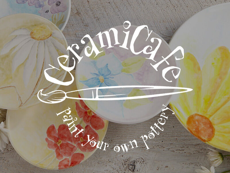 Paint your own pottery at CeramiCafe at Grossmont Center La Mesa