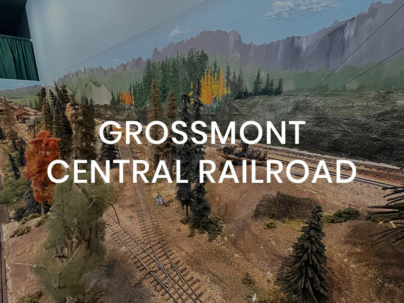 Grossmont Center model train at Grossmont Central Railroad in La Mesa